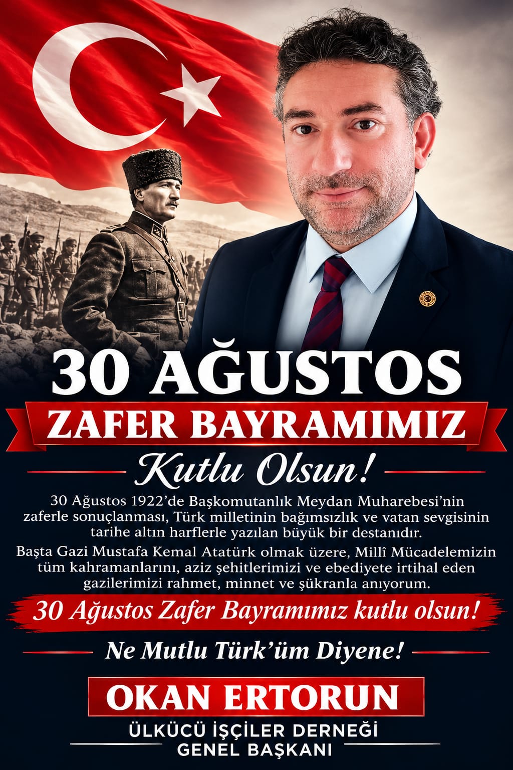 30 Ağustos Zafer Bayramımız Kutlu Olsun!